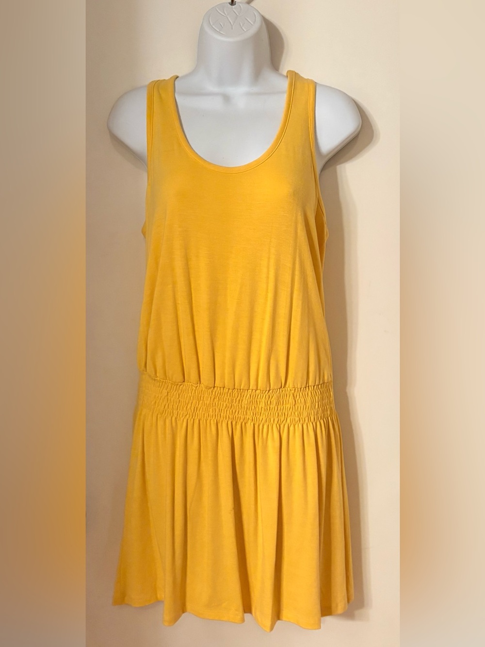 Mossimo Supply Co. Strappy Casual Dress in Bright Canary Yellow